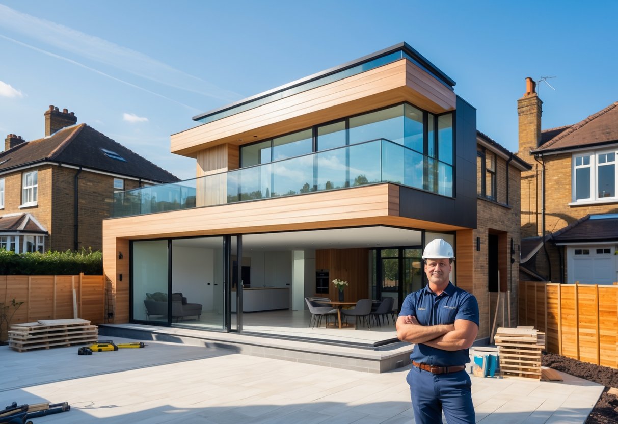 London’s best builder for modern house extensions